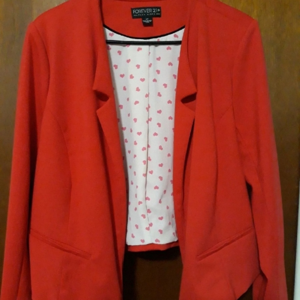 Red blazer